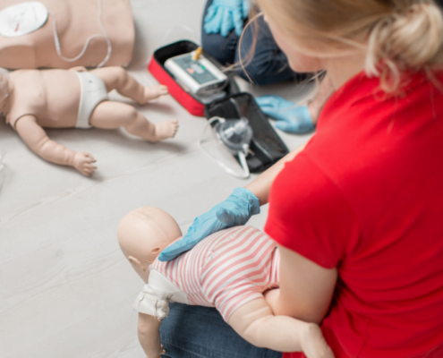 Samariterverein Kallnach - Kurs für Notfälle bei Kleinkinder