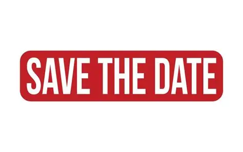SAVE THE DATE